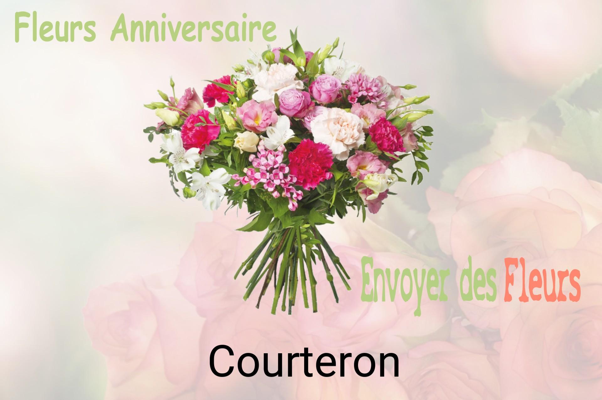 Bouquet de fleurs d’anniversaire livré à Courteron